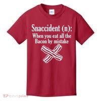 Snaccident Definition Bacon Kids T-Shirt thumb 0