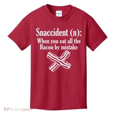 Snaccident Definition Bacon Kids T-Shirt