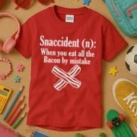 Snaccident Definition Bacon Kids T-Shirt thumb 3
