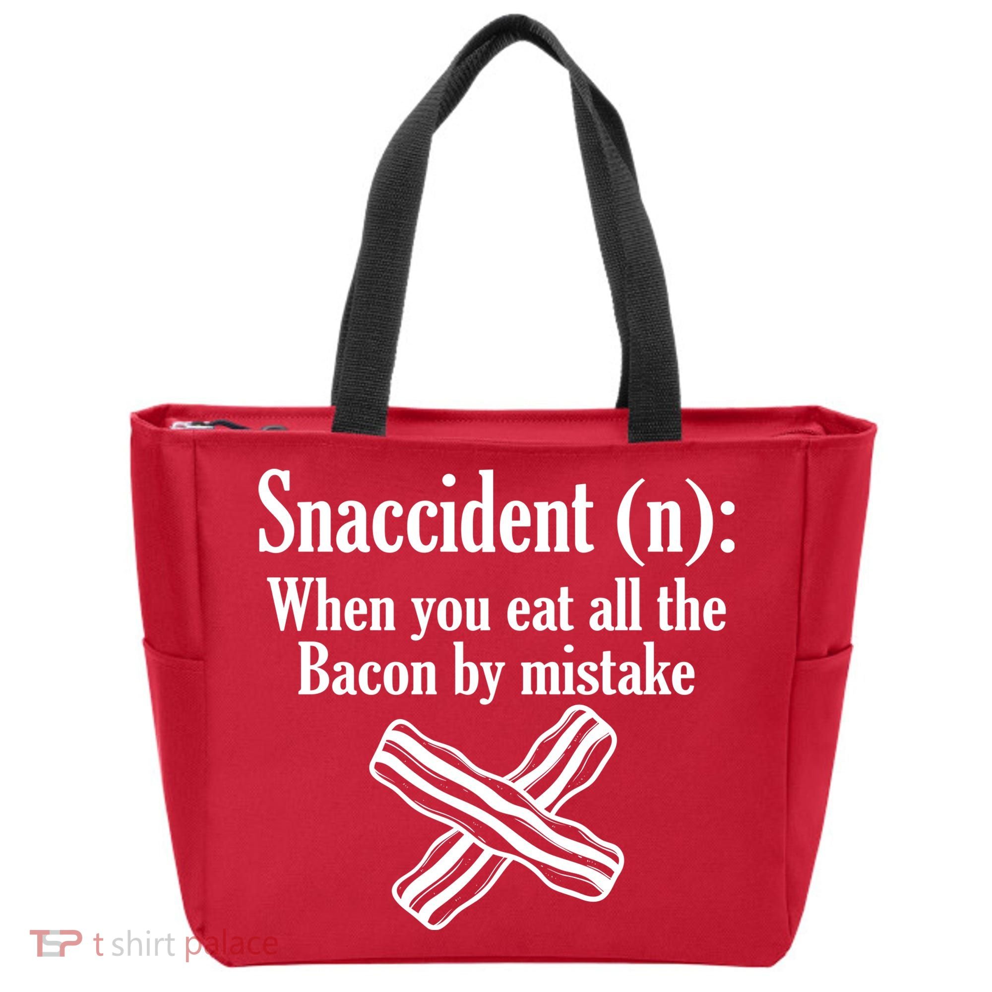 Snaccident Definition Bacon Tote Bag