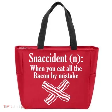 Snaccident Definition Bacon Tote Bag