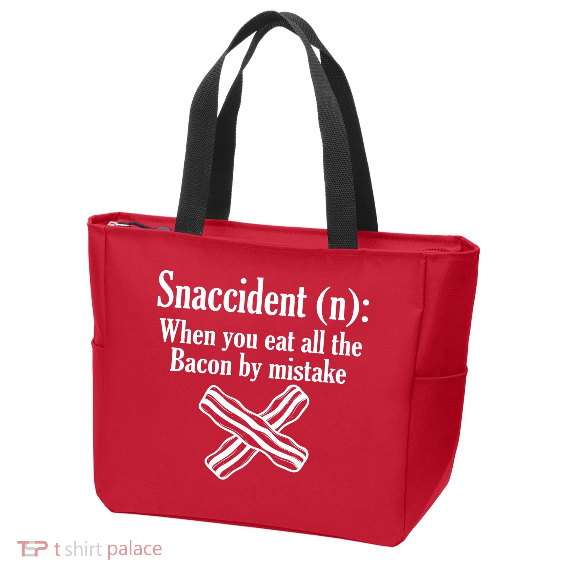 Snaccident Definition Bacon Tote Bag