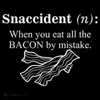 Snaccident Definition When You Eat All The Bacon Women's Hoodie thumb 2