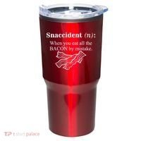 Snaccident Definition When You Eat All The Bacon Tumbler thumb 0
