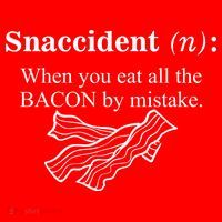 Snaccident Definition When You Eat All The Bacon Women's Tank Top thumb 5