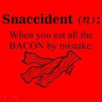 Snaccident Definition When You Eat All The Bacon Santa Hat thumb 1