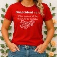Snaccident Definition When You Eat All The Bacon Women's T-Shirt thumb 2