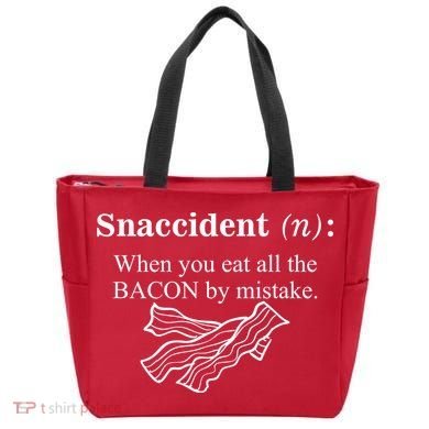 Snaccident Definition When You Eat All The Bacon Tote Bag