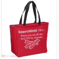 Snaccident Definition When You Eat All The Bacon Tote Bag thumb 2
