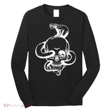 Snake Skull  Long Sleeve Shirt
