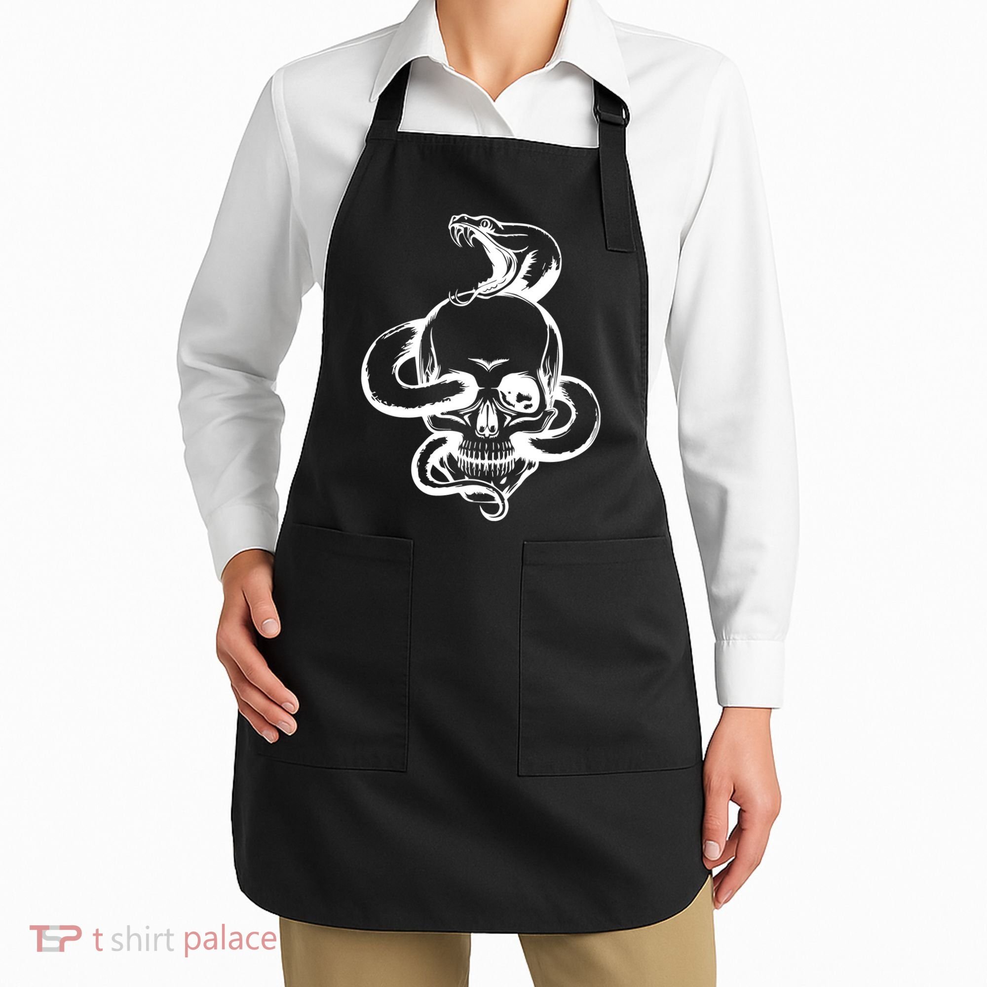 Snake Skull  Apron