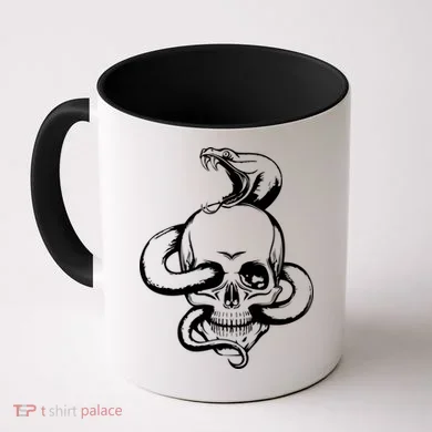Snake Skull  Coffee Mug