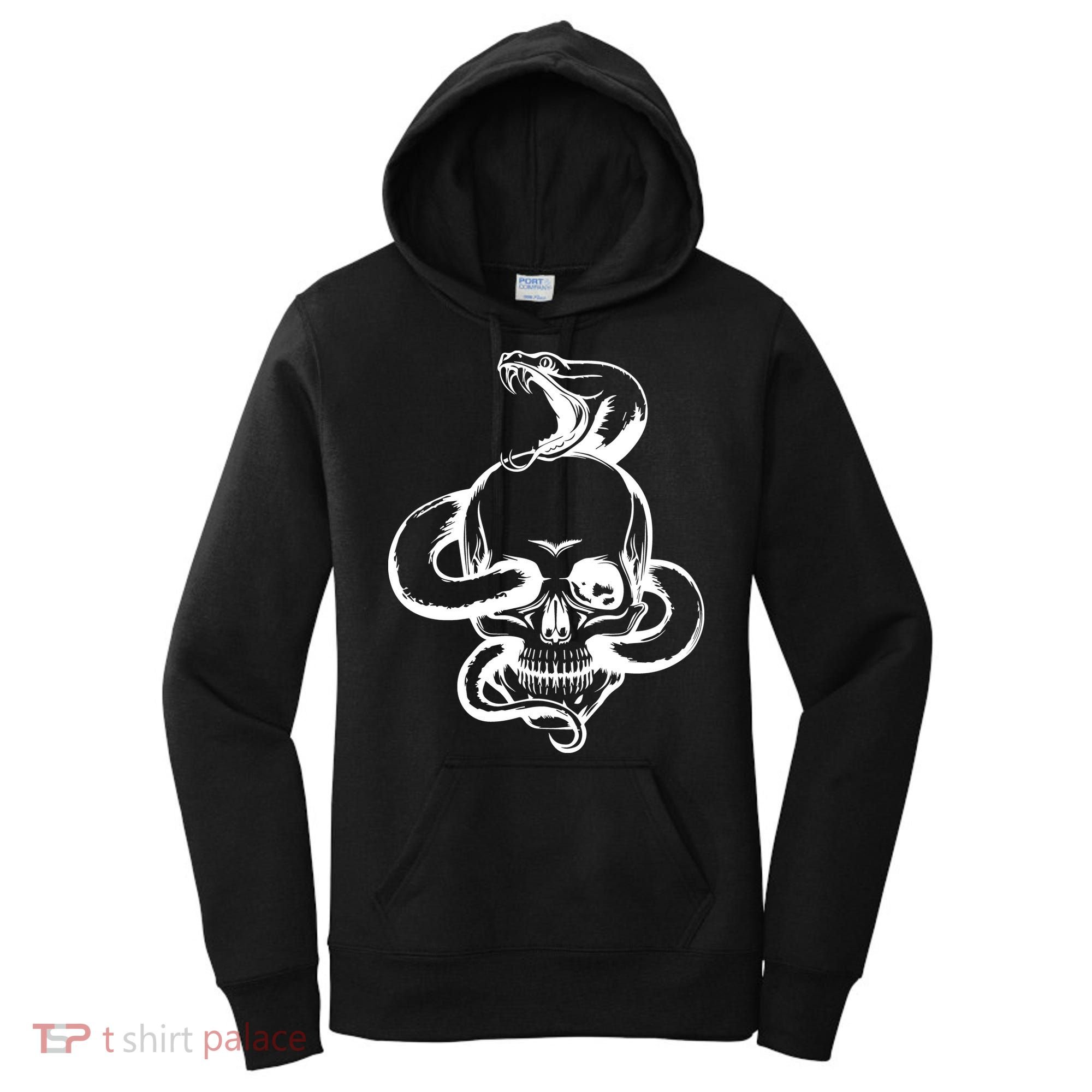 Snake Skull  Women's Hoodie