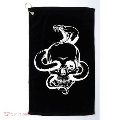 Snake Skull  Golf Towel