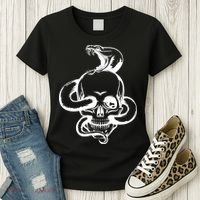 Snake Skull  Women's T-Shirt thumb 3
