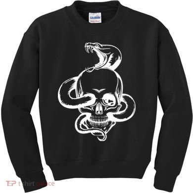 Snake Skull  Kids Sweatshirt