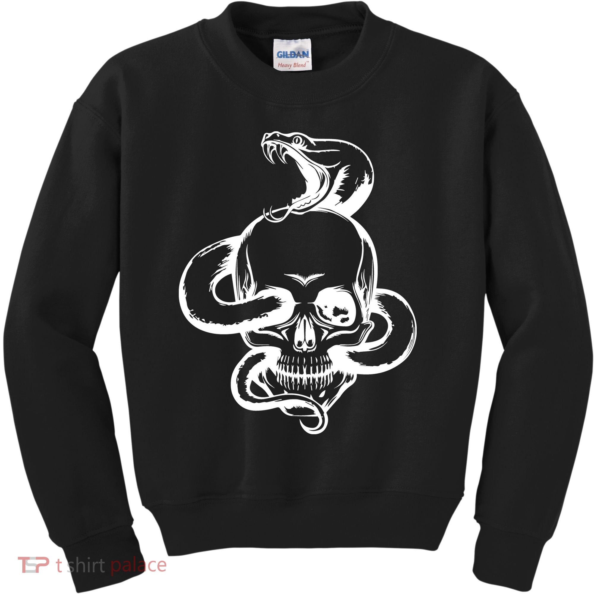 Snake Skull  Kids Sweatshirt