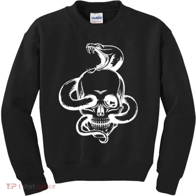 Snake Skull  Kids Sweatshirt
