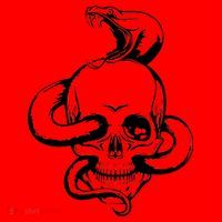Snake Skull  Santa Hat thumb 1