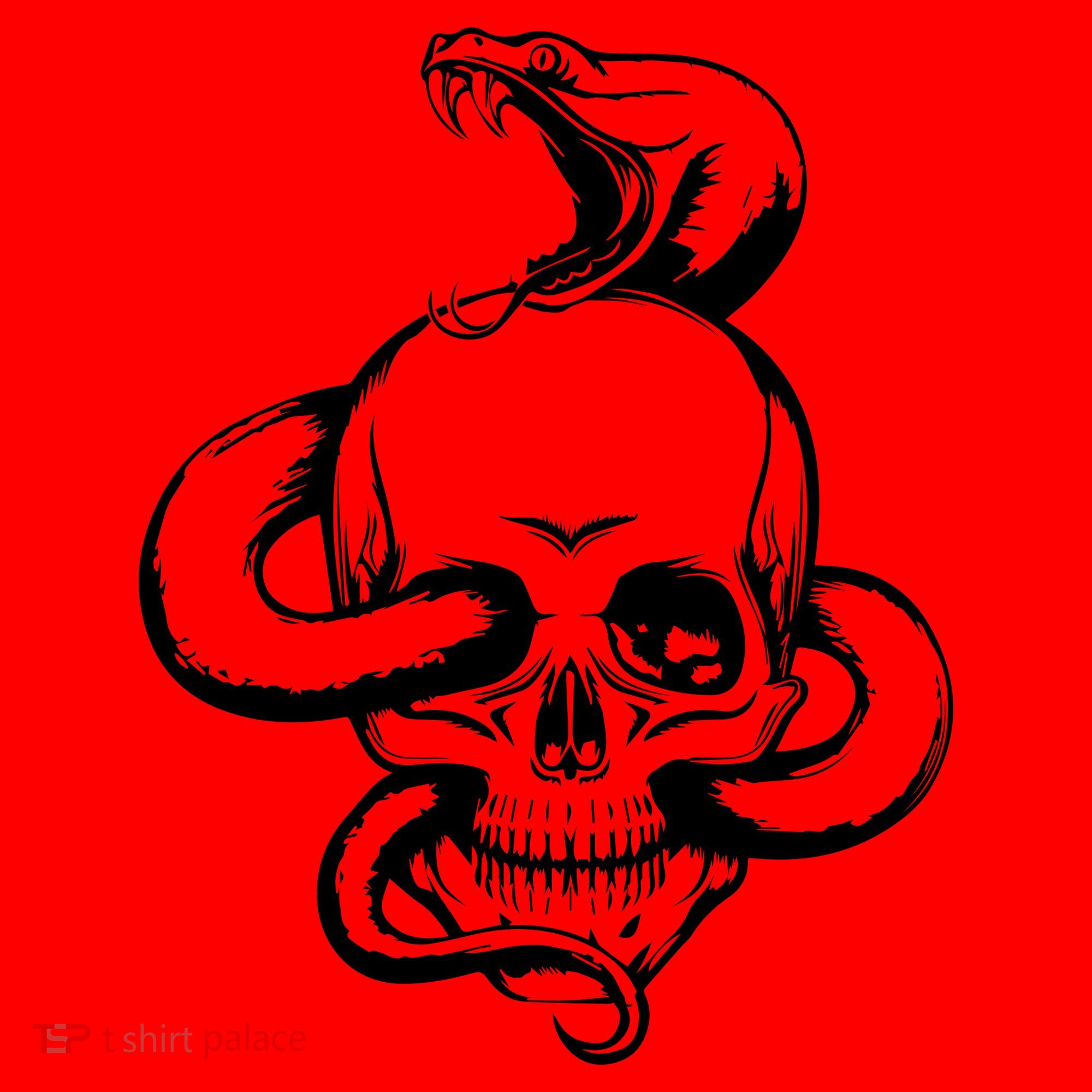 Snake Skull  Santa Hat