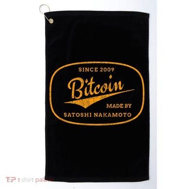 Satoshi Nakamoto Bitcoin Crypto Golf Towel