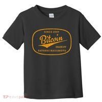 Satoshi Nakamoto Bitcoin Crypto Toddler T-Shirt thumb 0