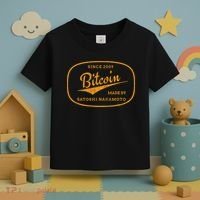 Satoshi Nakamoto Bitcoin Crypto Toddler T-Shirt thumb 3