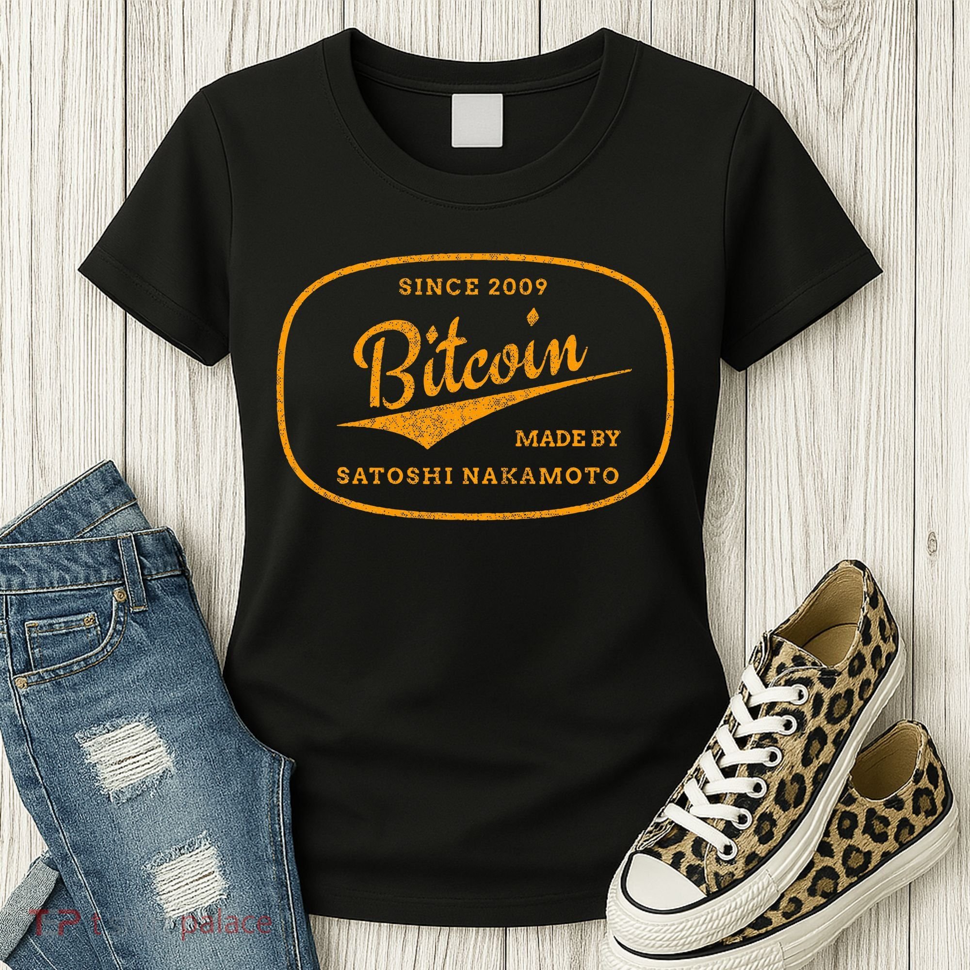 Satoshi Nakamoto Bitcoin Crypto Women's T-Shirt