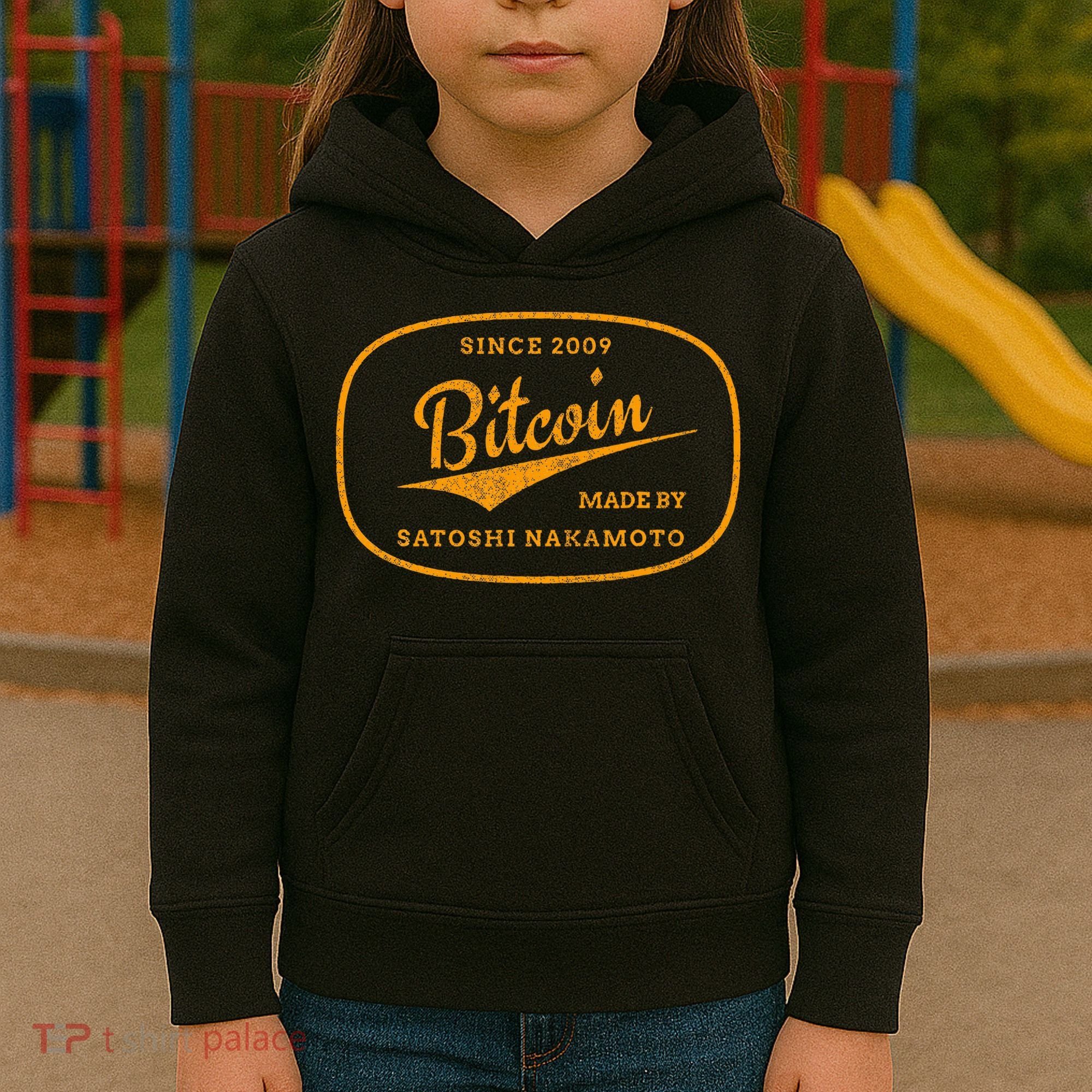 Satoshi Nakamoto Bitcoin Crypto Kids Hoodie