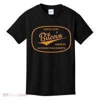 Satoshi Nakamoto Bitcoin Crypto Kids T-Shirt thumb 0