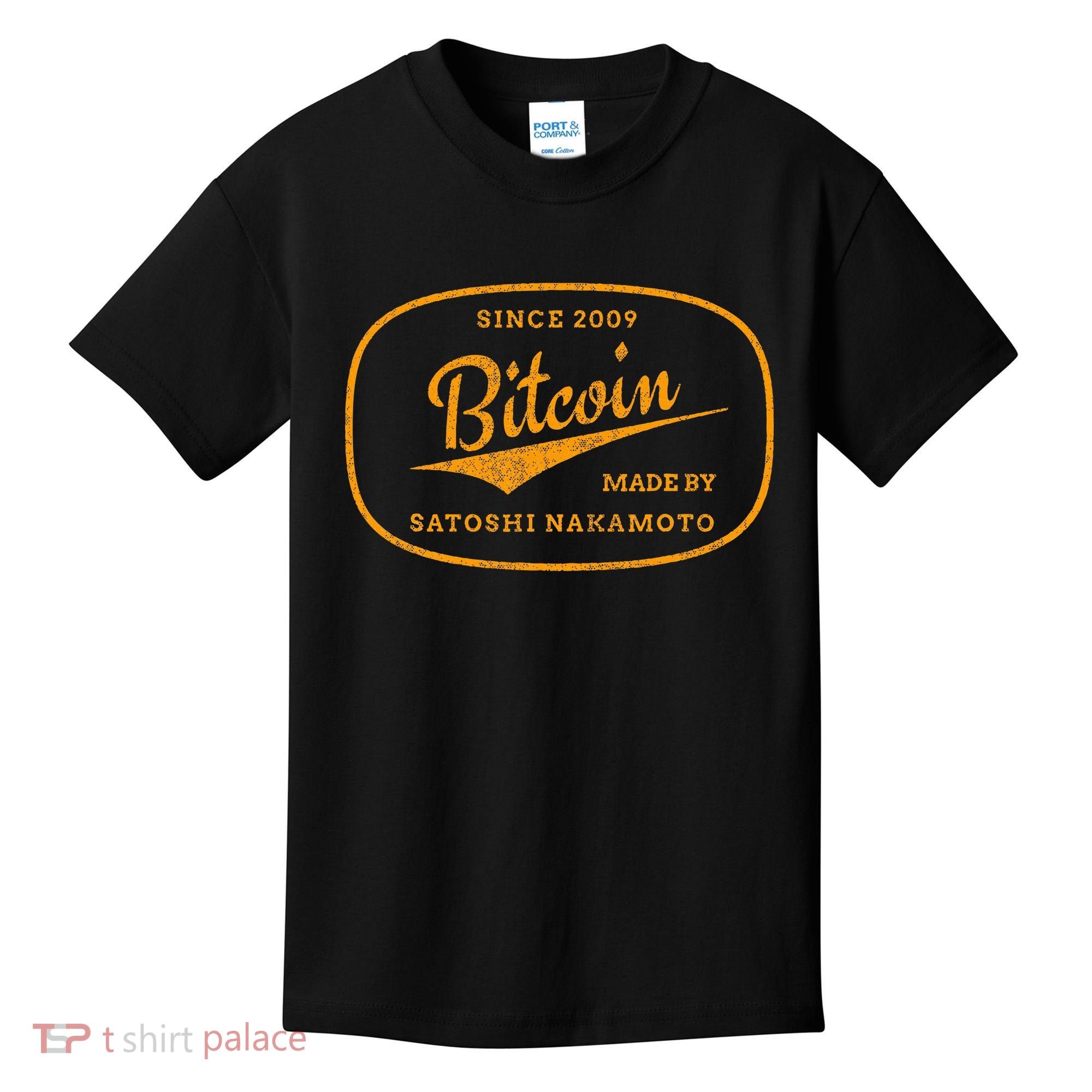 Satoshi Nakamoto Bitcoin Crypto Kids T-Shirt