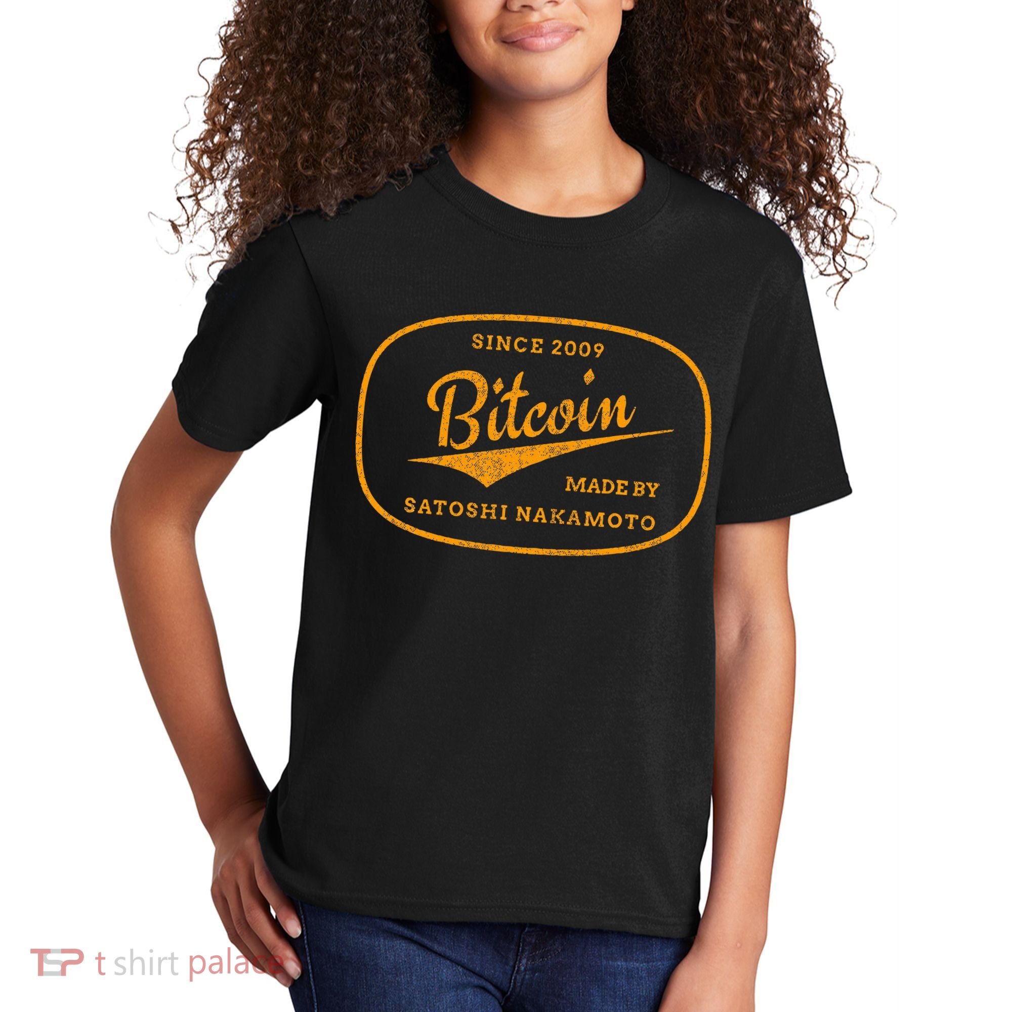 Satoshi Nakamoto Bitcoin Crypto Kids T-Shirt