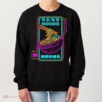 Send Noodle Bowl Funny Ra Noods Anime Japan Neon Glow Tee Women's Sweatshirt thumb 0