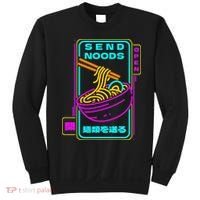 Send Noodle Bowl Funny Ra Noods Anime Japan Neon Glow Tee Sweatshirt thumb 0
