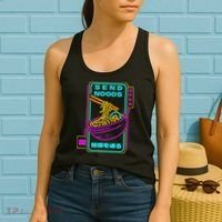 Send Noodle Bowl Funny Ra Noods Anime Japan Neon Glow Tee Women's Tank Top thumb 2