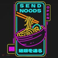 Send Noodle Bowl Funny Ra Noods Anime Japan Neon Glow Tee Women's Tank Top thumb 5