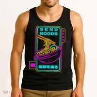 Send Noodle Bowl Funny Ra Noods Anime Japan Neon Glow Tee Tank Top thumb 3