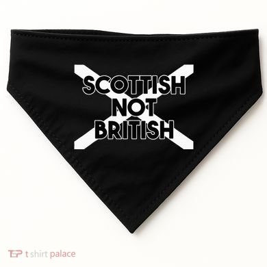 Scottish Not British Scottish Independence USA-Made Doggie Bandana