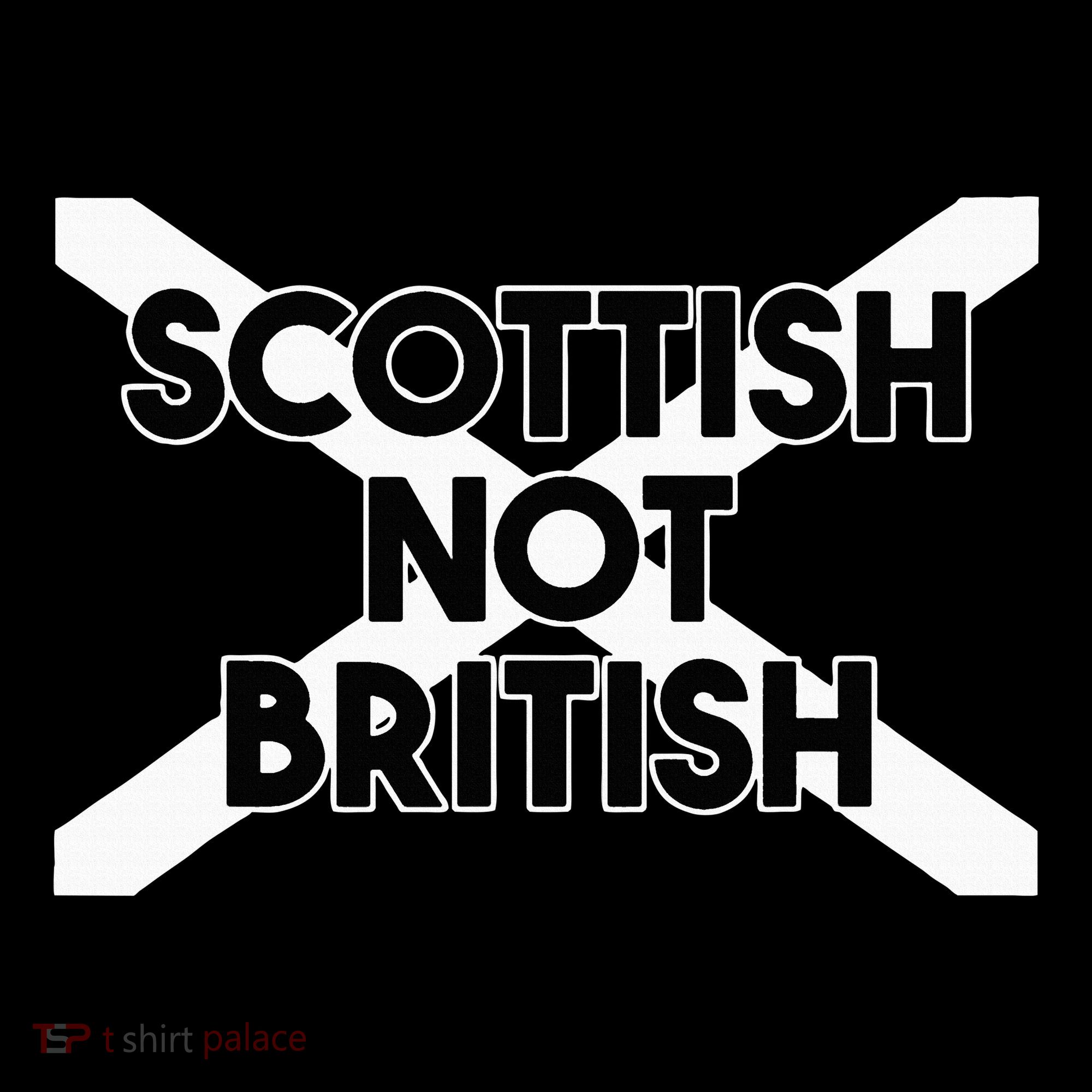 Scottish Not British Scottish Independence Long Sleeve Shirt