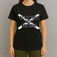 Scottish Not British Scottish Independence T-Shirt thumb 4