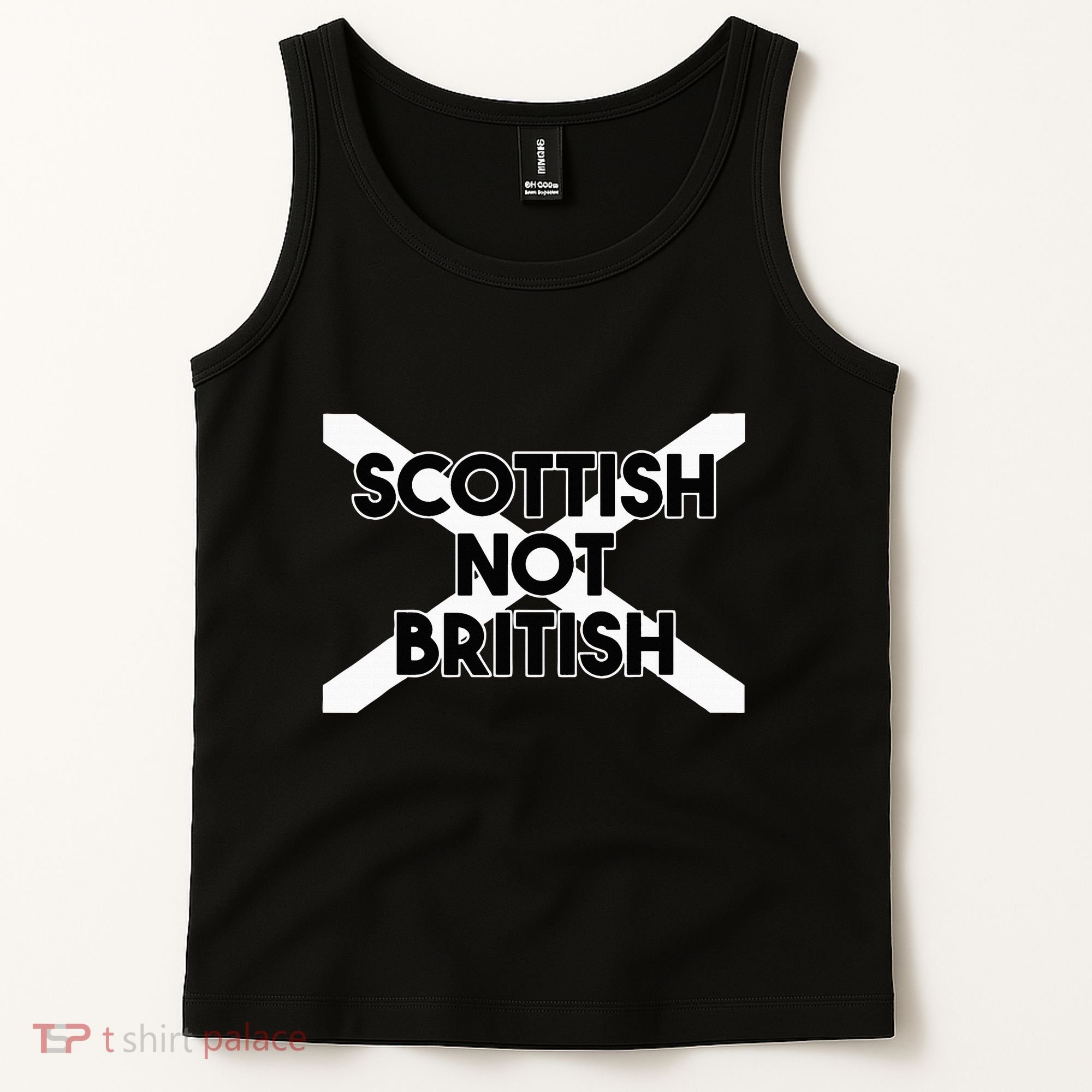 Scottish Not British Scottish Independence Tank Top