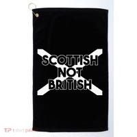 Scottish Not British Scottish Independence Golf Towel thumb 0