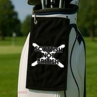 Scottish Not British Scottish Independence Golf Towel thumb 2