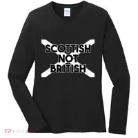 Scottish Not British Scottish Independence Women's Long Sleeve Shirt thumb 0