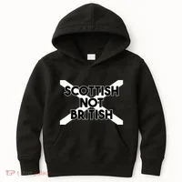 Scottish Not British Scottish Independence Kids Hoodie thumb 0