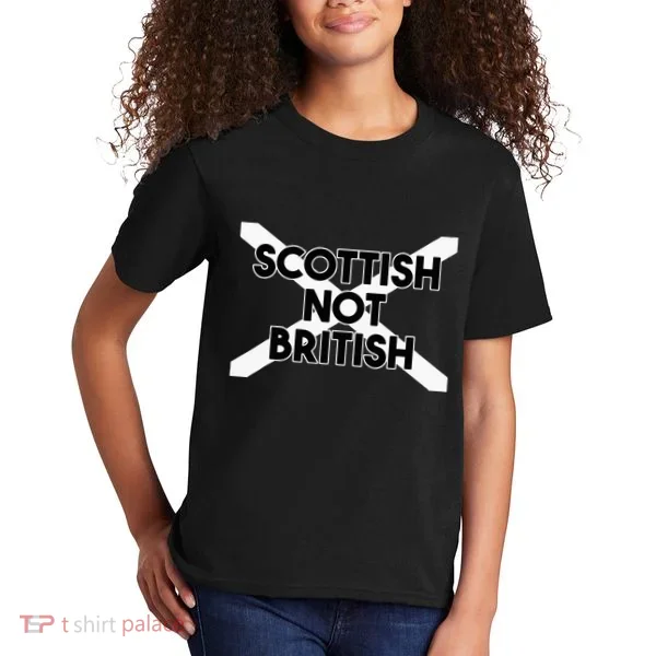 Scottish Not British Scottish Independence Kids T-Shirt