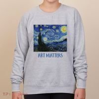 Starry Night By Vincent Van Gogh Art Matters Women's Sweatshirt thumb 0