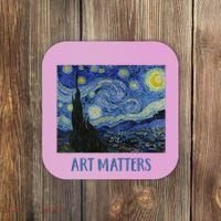 Starry Night By Vincent Van Gogh Art Matters Coaster thumb 0