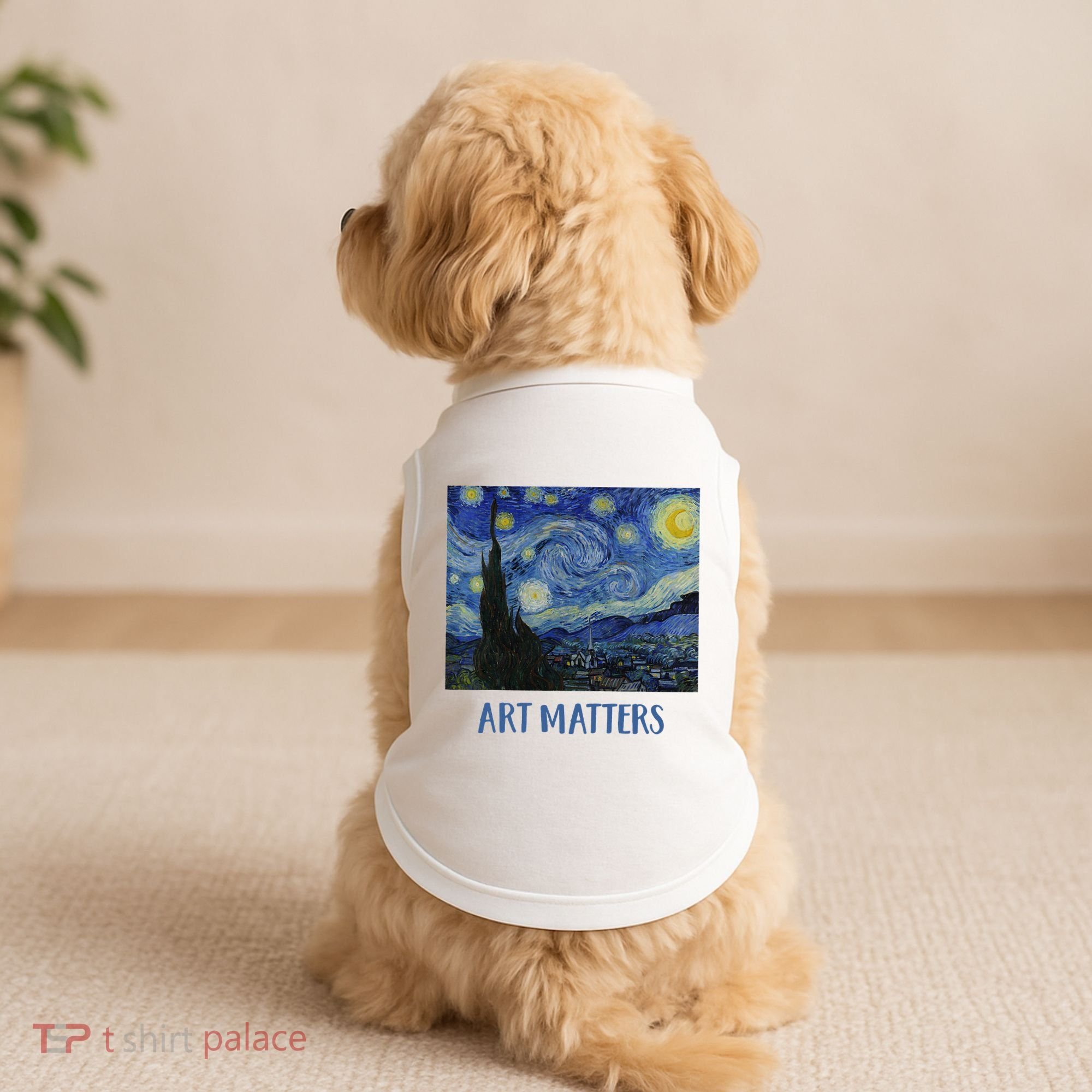 Starry Night By Vincent Van Gogh Art Matters Doggie Tank