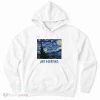 Starry Night By Vincent Van Gogh Art Matters Hoodie thumb 0